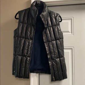 Stunning Versaci leather vest